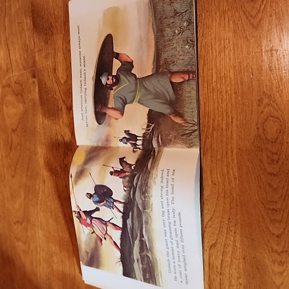 Vintage Disneyland David and Goliath Book and Record - Picture 3 of 7